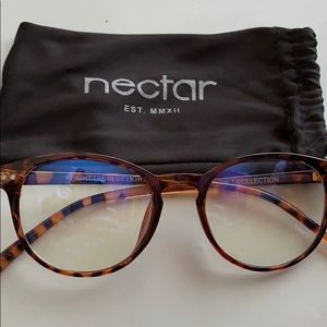 Nectar Blue Light Blocking Glasses Brown Tortoise